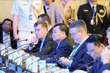 越南国防部代表团出席香格里拉对话会。（图片来源：越通社）
