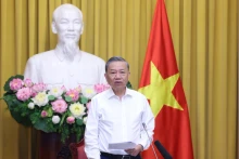 越南国家主席、中央司法改革指导委员会主任苏林。