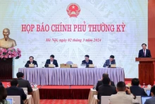 越南政府例行记者会。