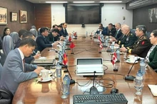 第二次越加国防政策对话场景。（图片来源：越通社）