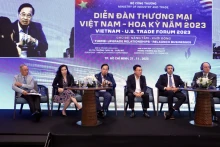 2023年年越美贸易论坛。（图片来源：越通社）