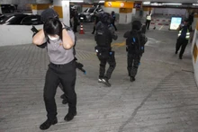 泰国警方为准备会议进行了安全演习。 （图片来源：泰国皇家警察）