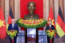越南国家主席武文赏与德国总统施泰因迈尔举行会谈【组图】
