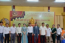 在庆安寺举行的2024年雄王祭祖仪式。（图片来源：越通社）