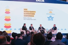 2023世界航空安全与运营大会场景。（图片来源：越通社）