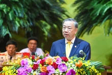 越共中央总书记、国家主席苏林在会上发表指导性讲话。