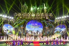 2024年奠边国家旅游年暨洋紫荆花节开幕式。