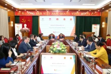 会见场景。（图片来源：越通社）