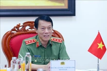 越共中央政治局委员、越南公安部部长梁三光上将。(图片来源:越通社)