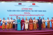 2023年在越南的柬埔寨文化周开幕式。