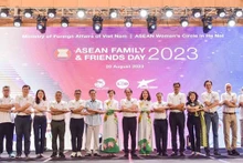 出席2023年东盟家庭日活动的代表。
