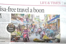 马来西亚媒体盛赞越南旅游签证免签政策的吸引力。