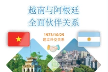 越南与阿根廷全面伙伴关系【图表新闻】