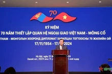 越南农业与农村发展部部长黎明欢发表讲话。（图片来源：人民军报）