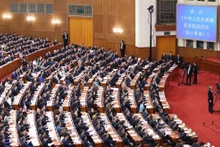 中国十四届全国人大二次会议表决通过了新修订的国务院组织法。（图源：新华社）