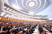 中国全国政协十四届二次会议开幕会。（图源：新华社）