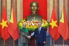越南国家主席苏林与东帝汶总统若泽·拉莫斯·奥尔塔。