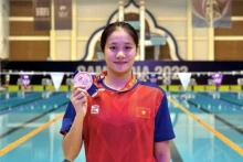 越南游泳小将武氏美仙获得2024年巴黎奥运会入场券。