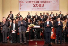 精彩纷呈的迎春音乐会在河内大剧院举行。（图片来源：文化体育报）
