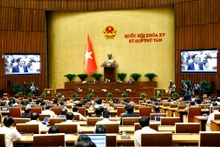 第十五届国会第八次会议场景。