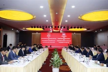 会谈场景。（图片来源：越通社）