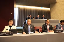 越南国会代表团出席各国议会联盟第148届大会及相关会议。（图片来源：越通社）