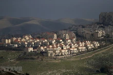 2020年2月25日，以色列设在约旦河西岸的 Maale Adumim 定居点。（图片来源：法新社/越通社）