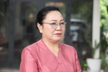 老挝驻越南大使坎葆·恩塔万。（图片来源：越通社）