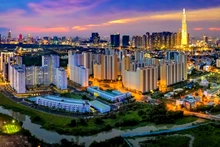 胡志明市的一角。
