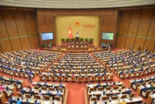 第十五届国会第六次会议场景。
