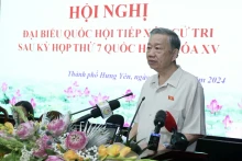 越南国家主席苏林发表讲话。（图片来源：越通社）