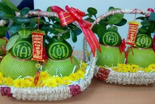越南外形奇特的水果给春节增添色彩【图表新闻】