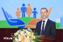 联合国人口基金会驻越南首席代表杰克逊。（图片来源：越通社）