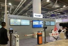 HANET技术股份公司的展位。