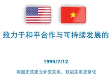 越南与美国致力于和平、合作与可持续发展的全面战略伙伴关系【图表新闻】
