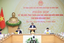 越南政府总理范明正主持召开国家教育培训体系改革创新委员会。