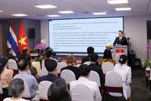 泰国国庆95周年见面会。（图片来源：越通社）