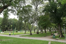 胡志明市着力增加城市绿化面积。