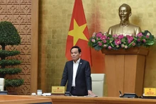 陈流光副总理发表讲话。（图片来源：VGP）