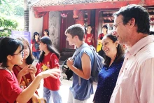 赴越旅游游客量大幅增加。