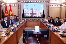 会见场景。（图片来源：越通社）