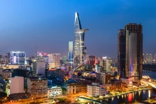 胡志明市的一角。