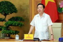 政府副总理陈红河发表讲话。（图片来源：VGP）