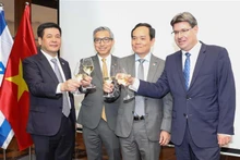 越南政府副总理陈流光和代表们出席越南国庆78周年和越南与以色列建交30周年的纪念典礼。（图片来源：越通社）