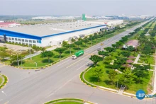位于北宁省的越南– 新加坡工业园区（VSIP）的一角。