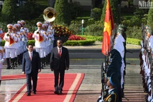 埃塞俄比亚总理阿比·艾哈迈德·阿里及夫人欢迎仪式隆重举行【组图】