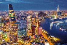 胡志明市的一角。