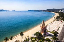 芽庄海岸之美。