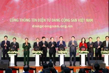 越共中央宣教部举行越南共产党信息门户网站上线仪式。