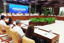 哥伦比亚政府与哥伦比亚民族解放军（ELN）在古巴举行第六轮和平谈判。（图片来源：埃菲社）